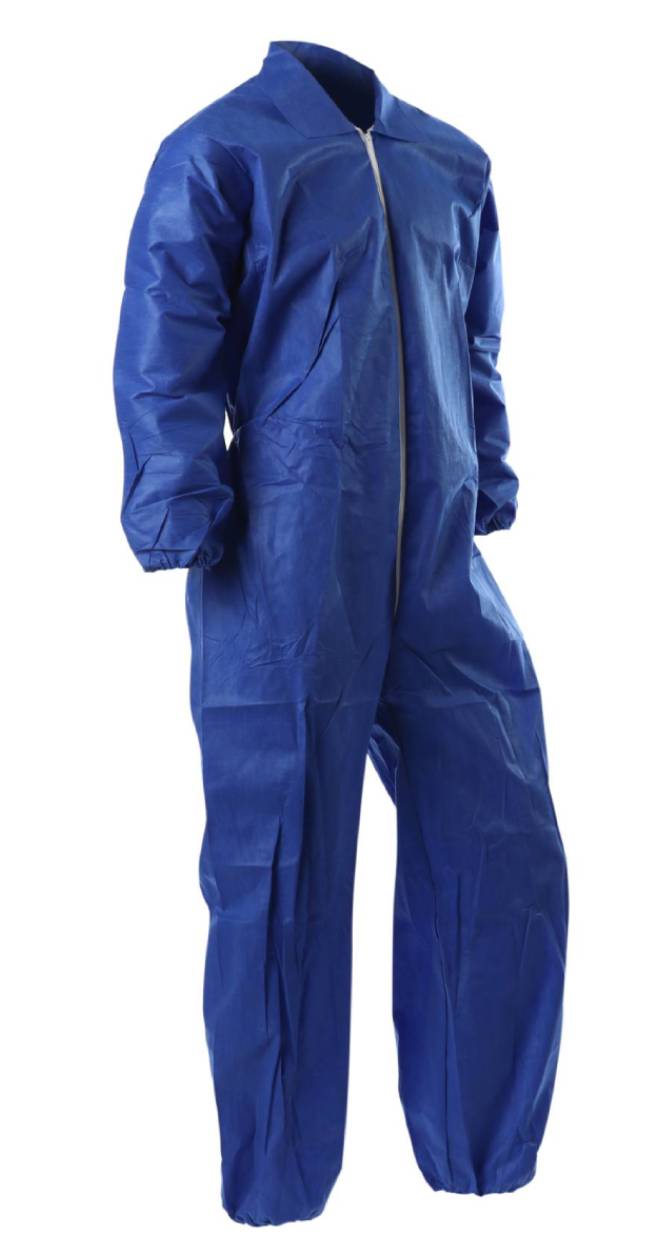 CV-84032 Alpha Protech® AlphaGuard® Standard Coveralls with elastic cuffs (blue)